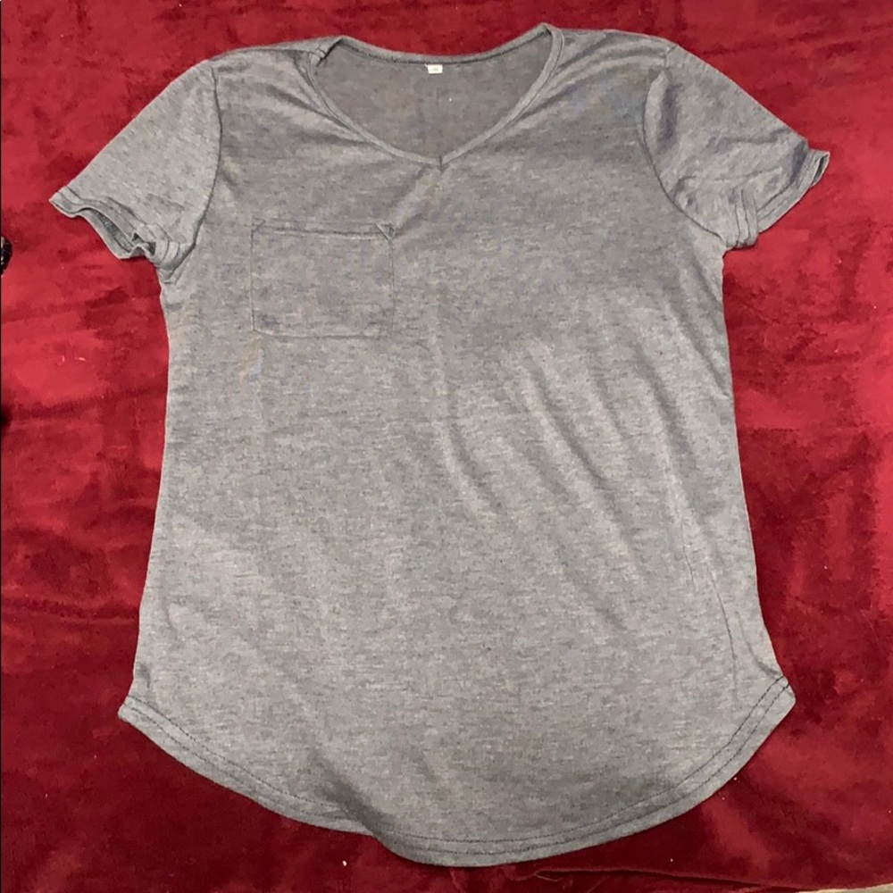 Gray shirt